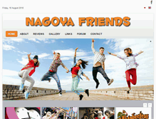 Tablet Screenshot of nagoyafriendsparty.net